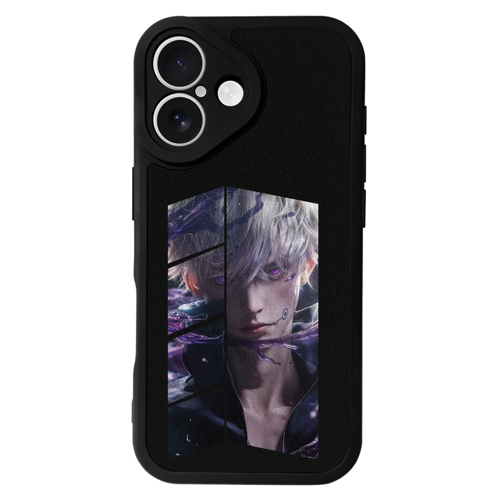 呪術廻戦 グッズ,狗巻 棘 - IPhone 16シリーズ対応 ・ シリコンスマホケース ・ レザー調 ・ 高精度フィット ・ 耐衝撃 ・ ワイヤレス充電対応 ・ 精密カット